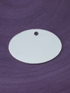 Silver Oval Stamping Blank