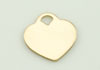 Gold Filled Heart Stamping Blank