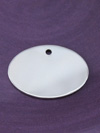 Silver Oval Stamping Blank
