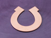 Copper Horseshoe Stamping Blank