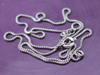 16" 1mm Rhodium Plated Box Chain