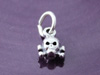 Sterling Silver Tiny Skull Charm
