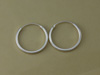 Silver 16mm Endless Hoop Earrings