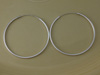 Silver 38mm Endless Hoop Earrings