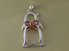Cut out Enamel Penguin Charm