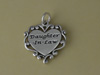 Daughter in Law Heart Charm