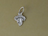 Silver Leaf Charm