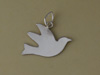 Silver Dove Charm