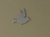 Silver Dove Stamping Blank