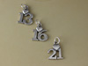 13, 16, 21 Heart Charm