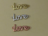 Cursive Love Link Charm