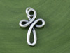 Round Wire Wrap Cross Charm