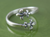Fleur de Lis Adjustable Ring
