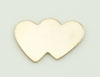 Double Hearts Stamping Blank