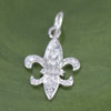 CZ Fleur de Lis Charm