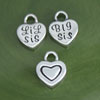 Big Sis, Lil Sis Heart Charm