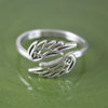 Angel Wings Adjustable Ring