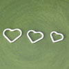 Medium, Small, Tiny Wire Heart Charm