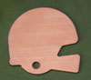 Copper Football Helmet Blank