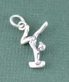 Gymnast on Balance Beam Charm