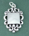 Filigree Square Tag
