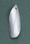 Sterling Silver Thin Leaf Charm
