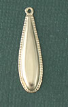 Thin Design Teardrop Charm