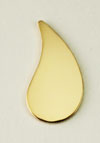 Gold Filled Tear Drop Stamping Blank