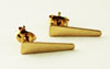 Gold Filled Triangular Post Earrings