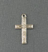 Stamped Cross Charm