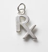 "RX" Prescription Symbol Charm