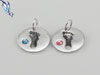 Baby Feet with Crystal Charm