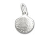 Silver Hollow Puffed Sea Shell Charm