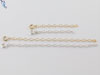 Extension Chain, sterling silver, gold filled, 2 inch, 4 inch