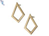 Gold Filled Open Kite Earrings