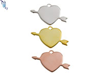 Heart with Arrow Charm