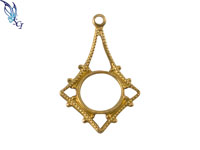 Gold Filled Kite Geometry Charm Pendant