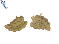 Gold Filled Leaf Earrings
