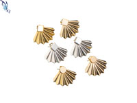 Large Fan Jacket Earrings