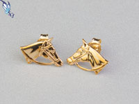 Horse Head Stud Earrings