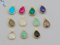 Teardrop Gemstone Pendant