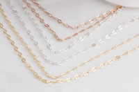 Tiny Double Bar Link Chain