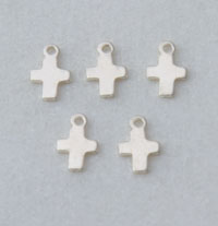 7mm Tiny Cross Pendant