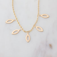 12mm Tiny Marquise Pendant