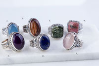 Large Gemstone Oval/Square Ring