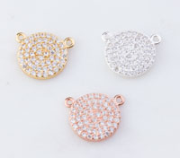 12mm CZ Round Link Connector