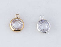 6mm CZ Drop Charm