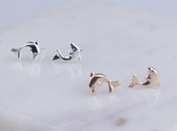 Dolphin Stud Earrings