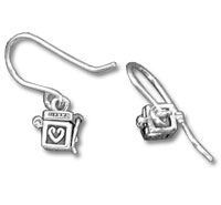 Prayer Box Earrings with Heart