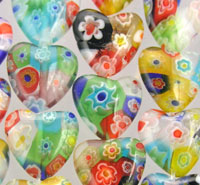 Mixed Color Flower Heart